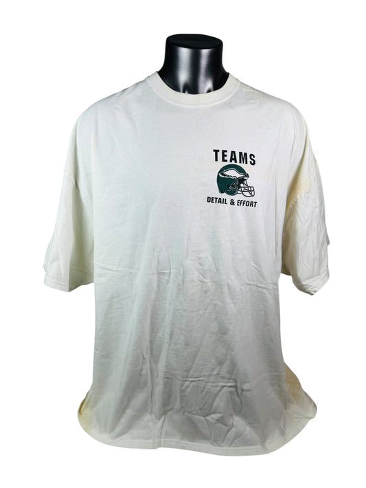 PHILADELPHIA EAGLES VINTAGE 1990'S TEAM ISSUED T-SHIRT ADULT 4XL