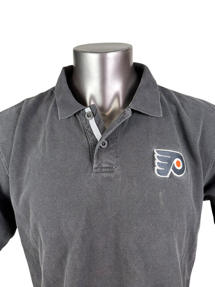 PHILADELPHIA FLYERS VINTAGE 1990'S STARTER ADULT GOLF SHIRT LARGE