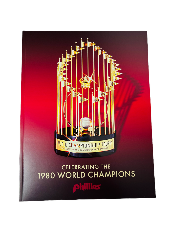 PHILADELPHIA PHILLIES 1980 WORLD SERIES CHAMPIONS COMMEMORATIVE PROGRAM
