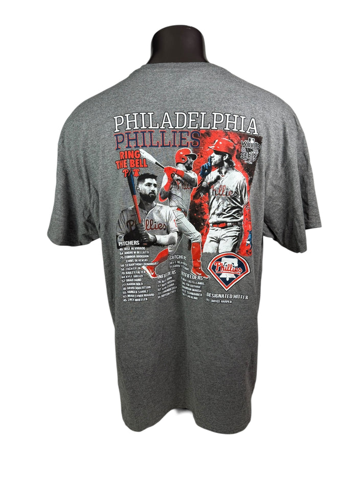 PHILADELPHIA PHILLIES 2022 WORLD SERIES T-SHIRT ADULT 2XL
