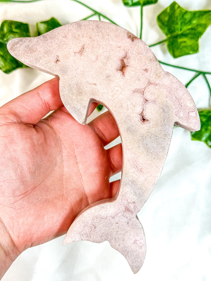 Pink Amethyst Dolphin (54A)