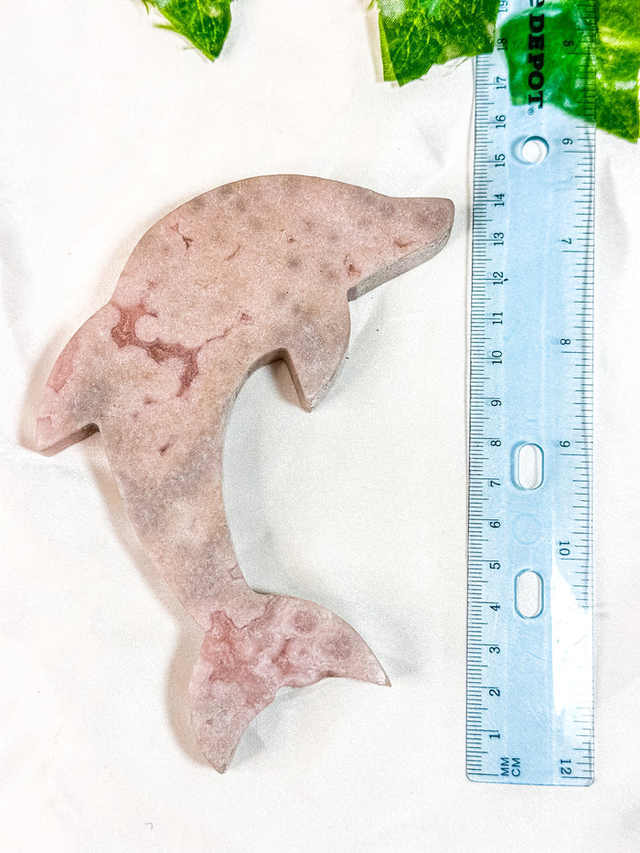Pink Amethyst Dolphin (54A)