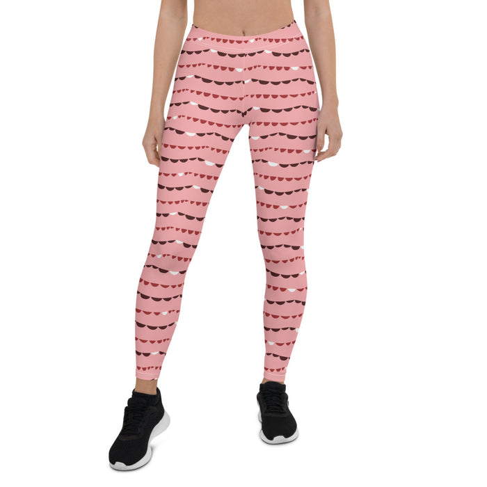 Pink Christmas Leggings - Bloom Seventy Seven