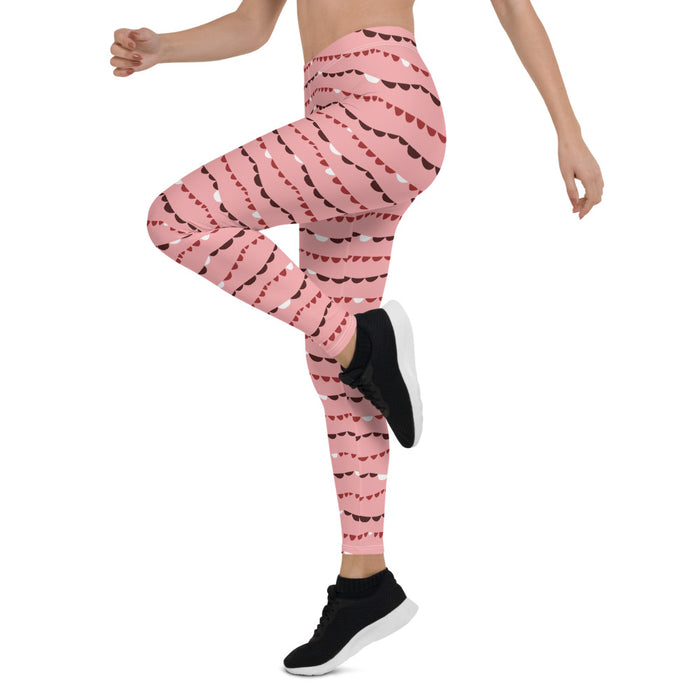 Pink Christmas Leggings - Bloom Seventy Seven