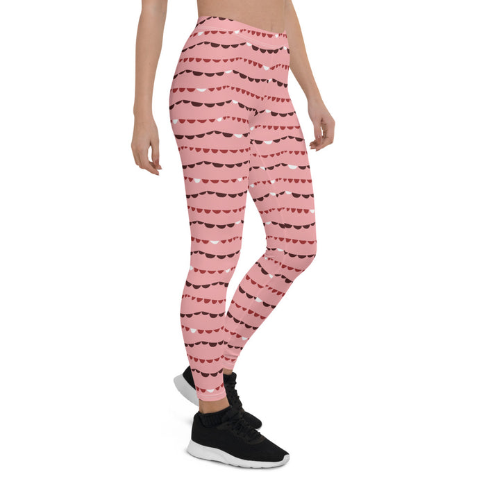Pink Christmas Leggings - Bloom Seventy Seven