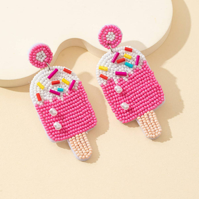 Pink Popsicle Earrings