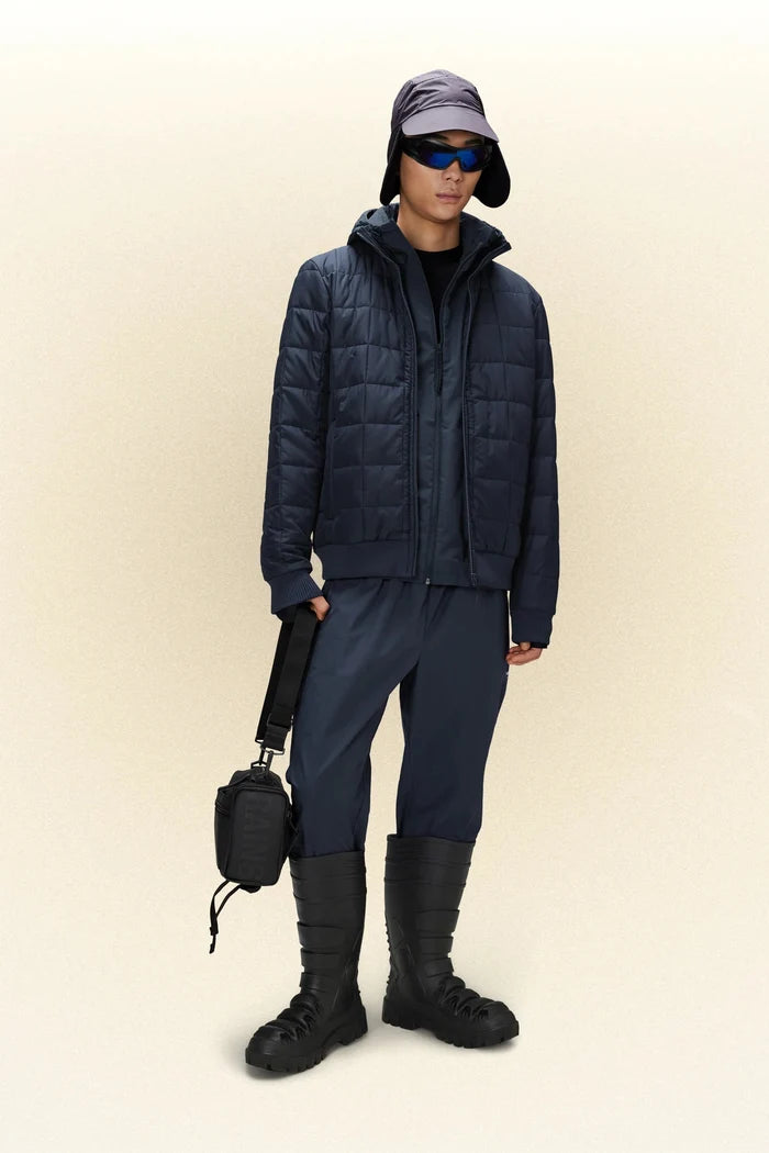 Rains - Liner High Neck Jacket W1T1 - Navy NEW EDITION-Vestes et Manteaux-18180