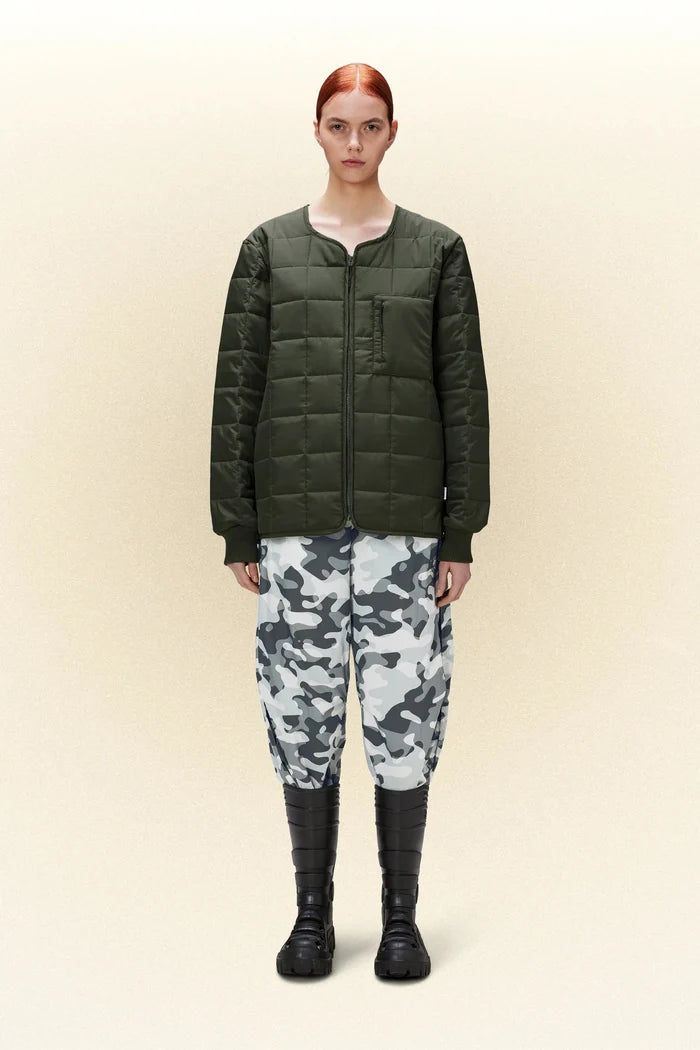 Rains - Liner Jacket W1T1- Green NEW EDITION-Vestes et Manteaux-18170