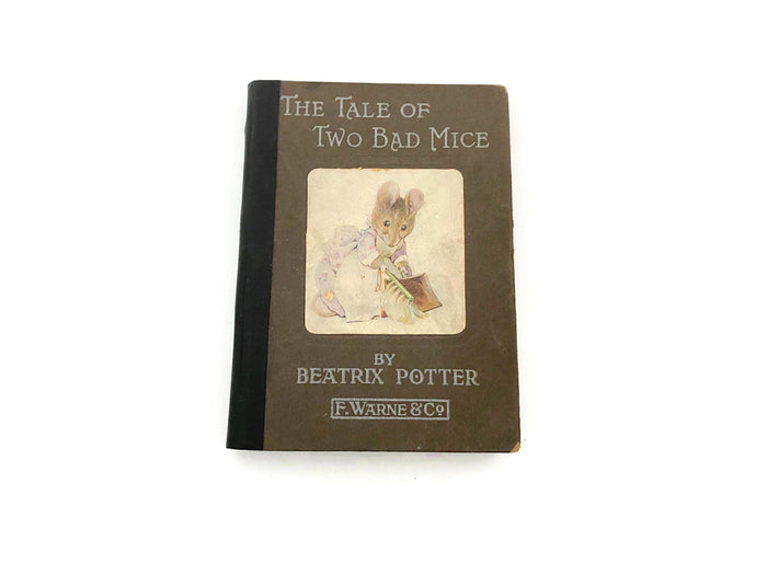Rare, Antique Beatrix Potter Book, The Tale of Two Bad Mice, 1904 at Duckwells