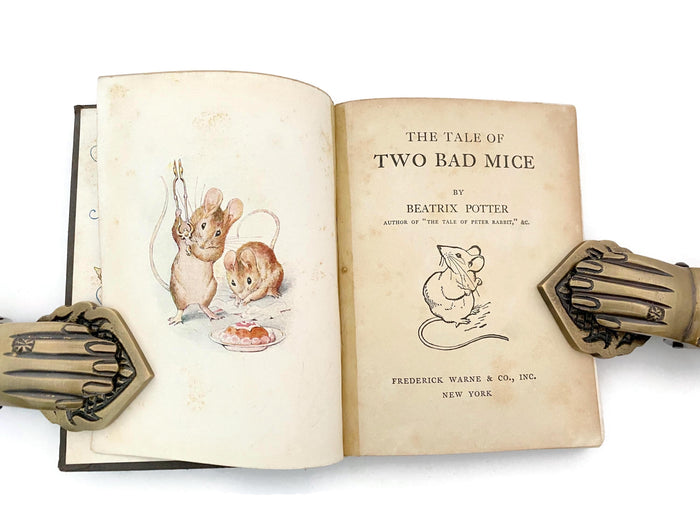 Rare, Antique Beatrix Potter Book, The Tale of Two Bad Mice, 1904 at Duckwells