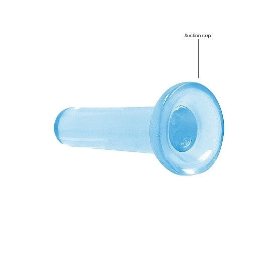 Realrock Non Realistic Dildo W Suction Cup 5.3in Blue Intimates Adult Boutique