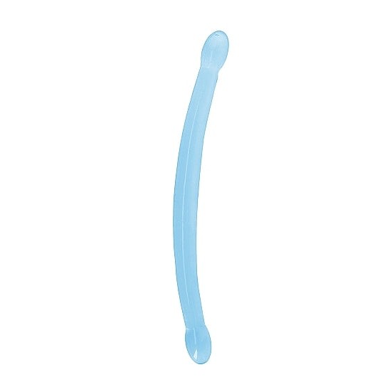 Realrock Non Realistic Double Dong 17in Blue Intimates Adult Boutique