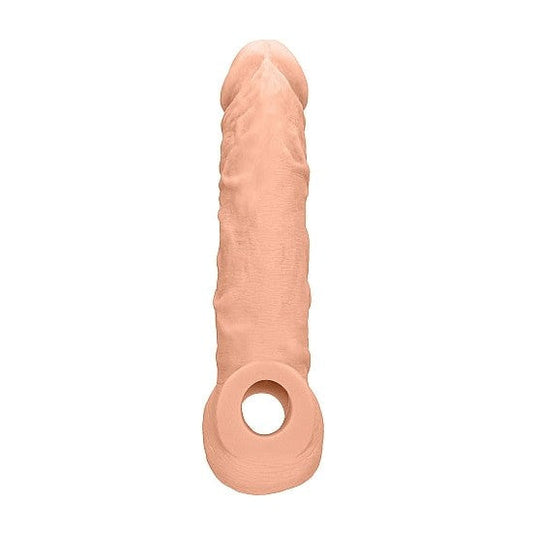 8" Flesh Realrock Penis Extension Sleeve – Sextoys for Men Intimates Adult Boutique