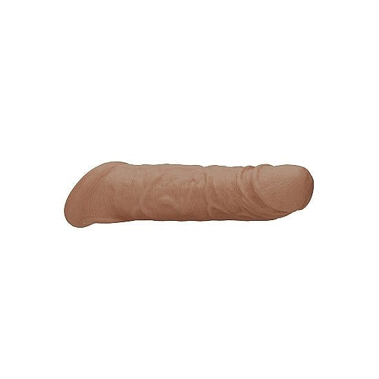 Realrock Penis Extension Sleeve in Tan: 8 Inch - Sextoys for Men Intimates Adult Boutique