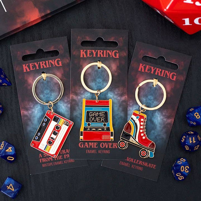 Retro 80s Keychain