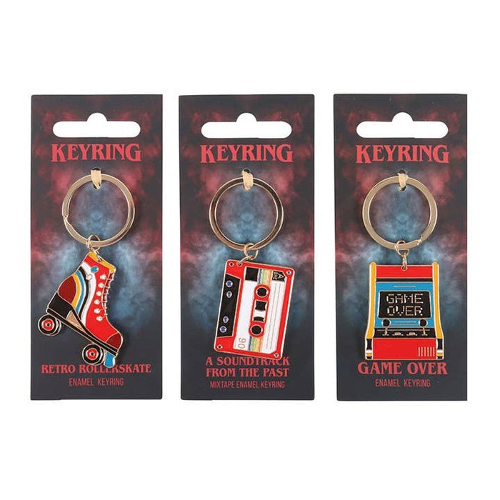 Retro 80s Keychain