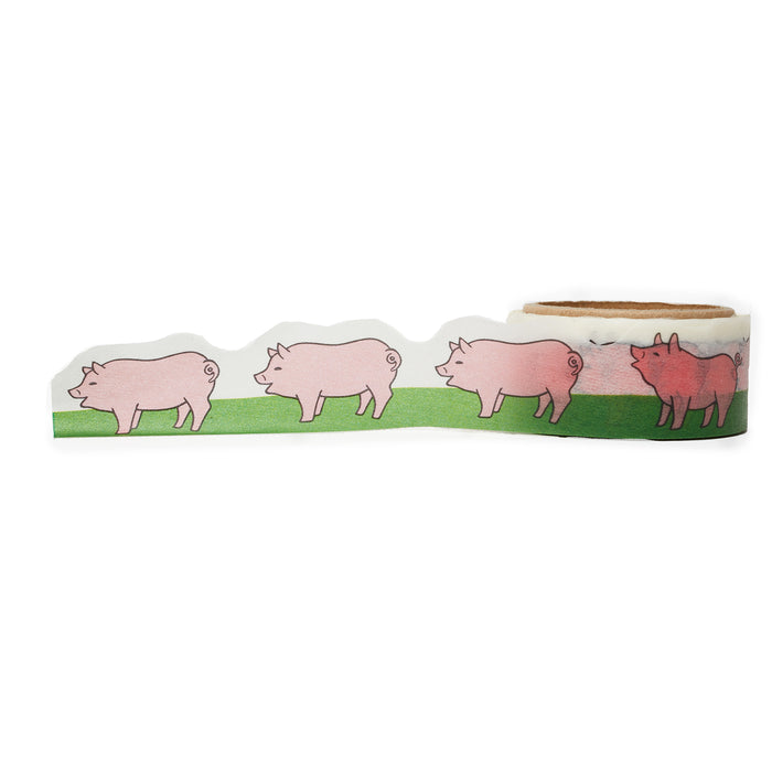 Retro Paper Tape - Pig