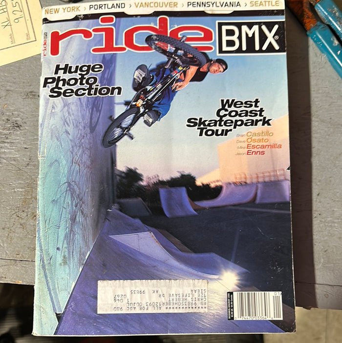ride bmx  magazine back issues 1999