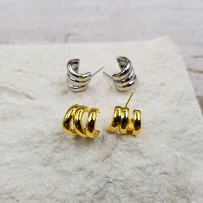 Rock Curve Heavy Metal Studs