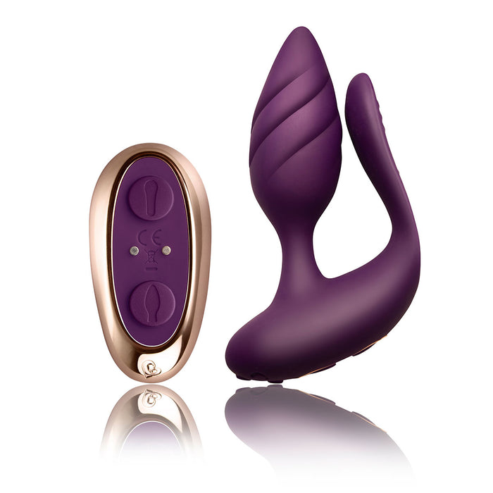 Burgundy Rocks Off Cocktail | Remote Control Butt Plug Anal Toys Intimates Adult Boutique