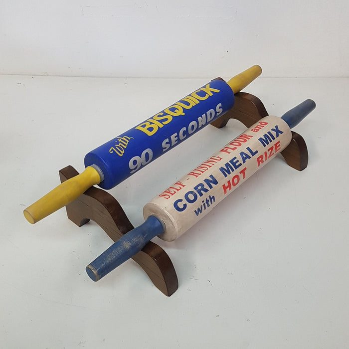 rolling pin holder display rack rustic farm kitchen display