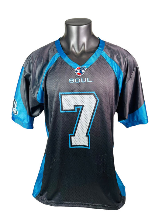 RON JAWORSKI PHILADELPHIA SOUL VINTAGE 2000'S AFL SIGNED JERSEY ADULT XL