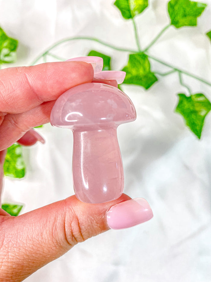 Rose Quartz Mushroom