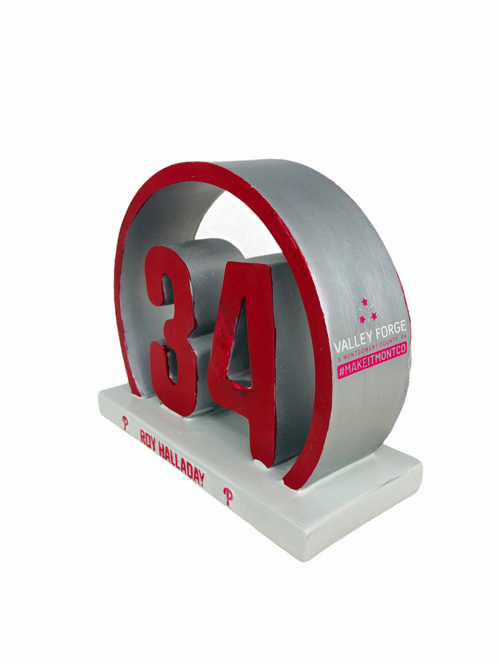 ROY HALLADAY PHILADELPHIA PHILLIES 2021 #34 RETIREMENT STATUE SGA