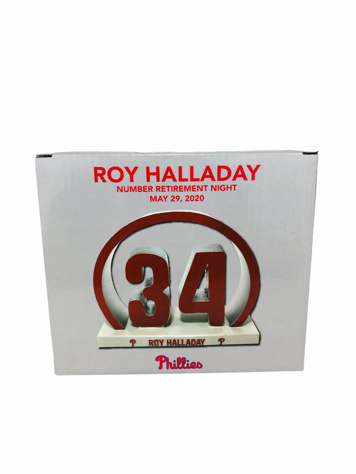 ROY HALLADAY PHILADELPHIA PHILLIES 2021 #34 RETIREMENT STATUE SGA
