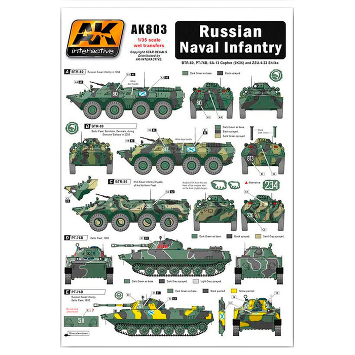 Russian Naval Infantry wet transfer AK803
