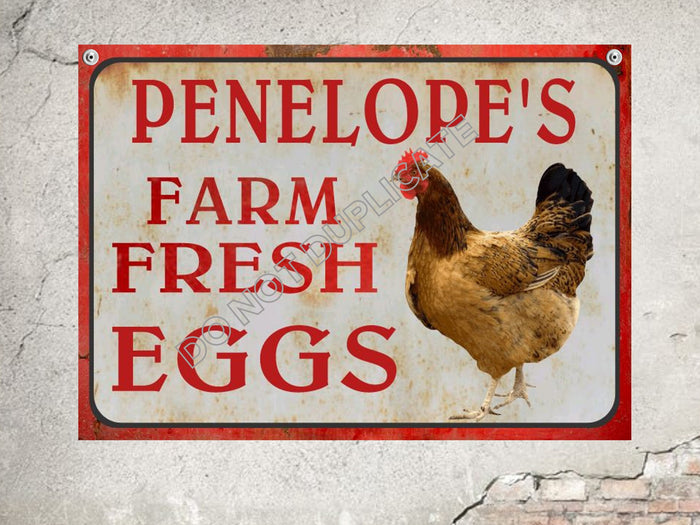large sign