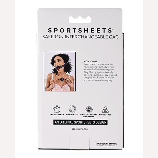 Saffron Interchangeable Gag Intimates Adult Boutique