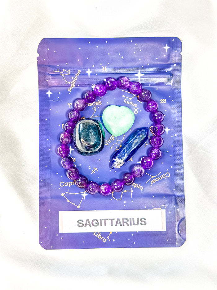 Sagittarius - Zodiac Crystal Set