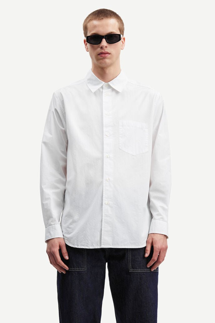 Samsoe Samsoe - Damon P Shirt 14981 - White-Chemises-M23400020