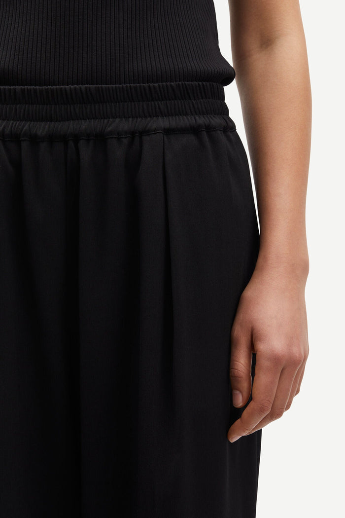 Samsoe Samsoe - Julia Trousers 14635 - Black-Jupes et Pantalons-F23100048