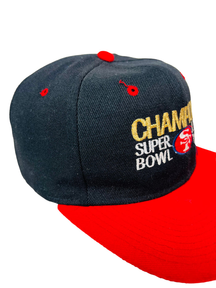 SAN FRANCISCO 49ERS VINTAGE 1997 SUPER BOWL XXIX CHAMPIONS SNAPBACK ADULT HAT