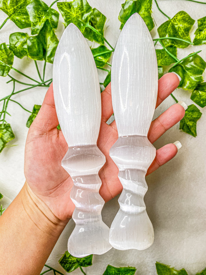 Satin Spar Selenite Dagger