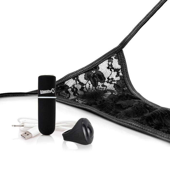 Screaming O My Secret Charged Remote Control Panty Vibe Black Intimates Adult Boutique