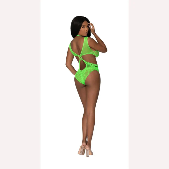 Seamless Teddy Lime O/s Intimates Adult Boutique