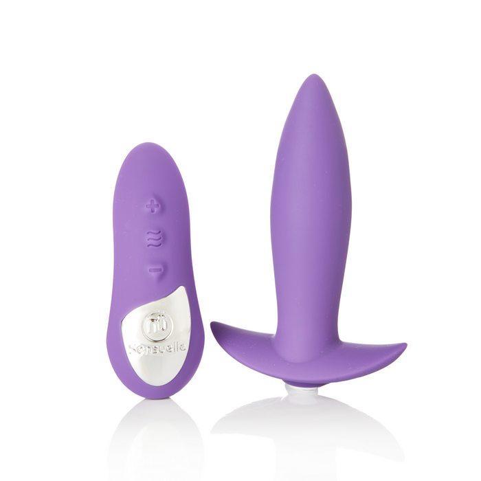 Remote Control Butt Plug: Sensuelle Butt Plug Anal Toy in Purple Intimates Adult Boutique