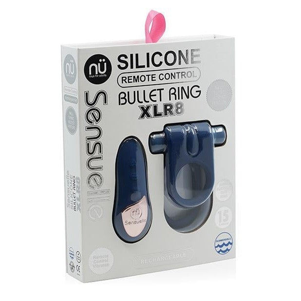 Sensuelle Silicone R-c Xlr8 Navy Blue Intimates Adult Boutique