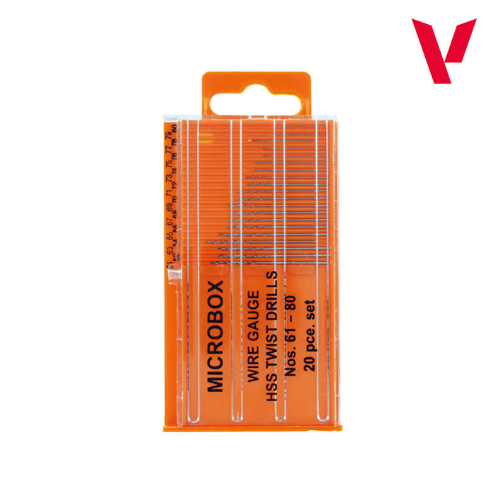 Set of 20 Drill Bits, no. 61-80 T01002