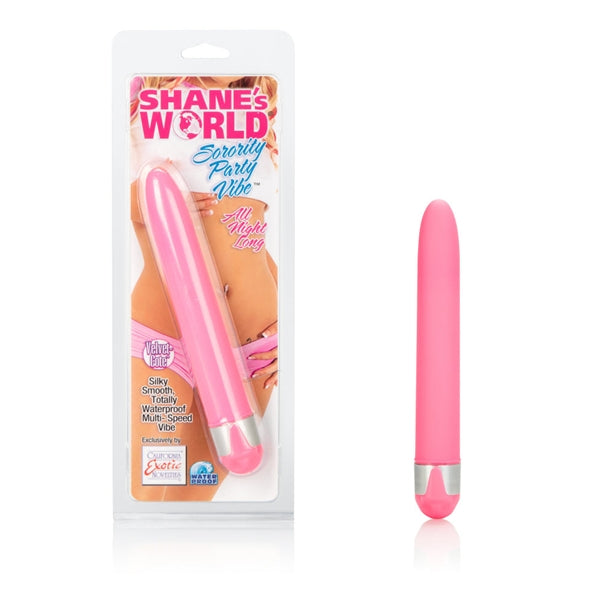 Shanes World Party Vibe All Night Long Pink Intimates Adult Boutique