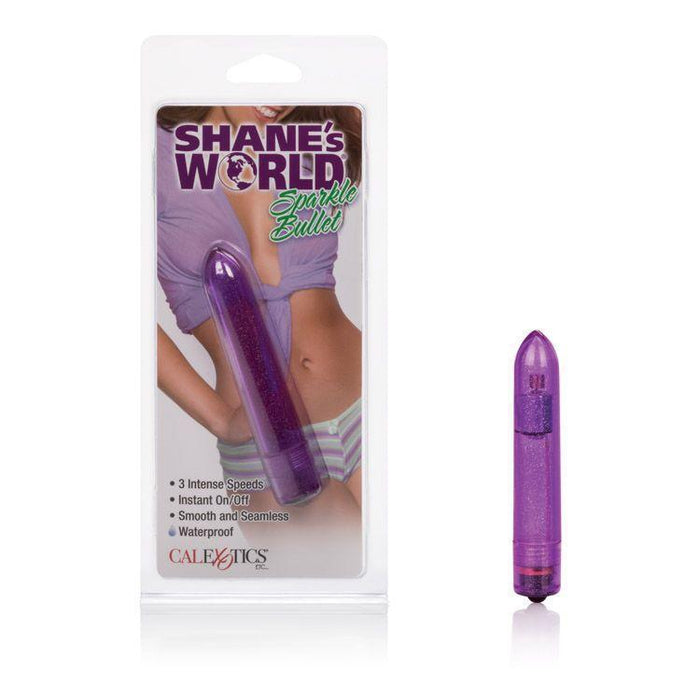 Shanes World Sparkle Bullet Purple Intimates Adult Boutique