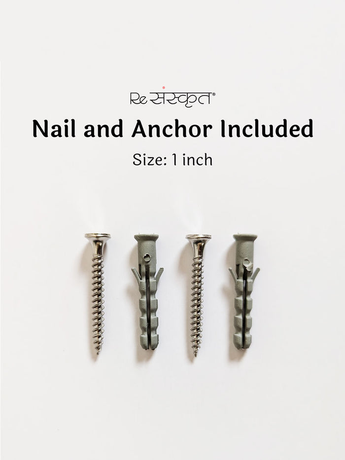 Shree Hanuman the Protector – Sanskrit Devotional Wall Art (Framed)