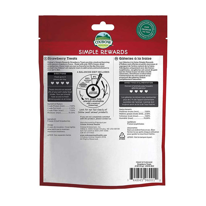 Simple Rewards Freeze-dried Strawberry Treats