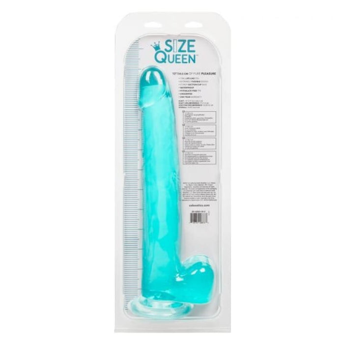 Size Queen 12in Blue