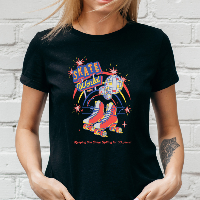 Skateworld 50th Anniversary Tshirt - Women's Cut