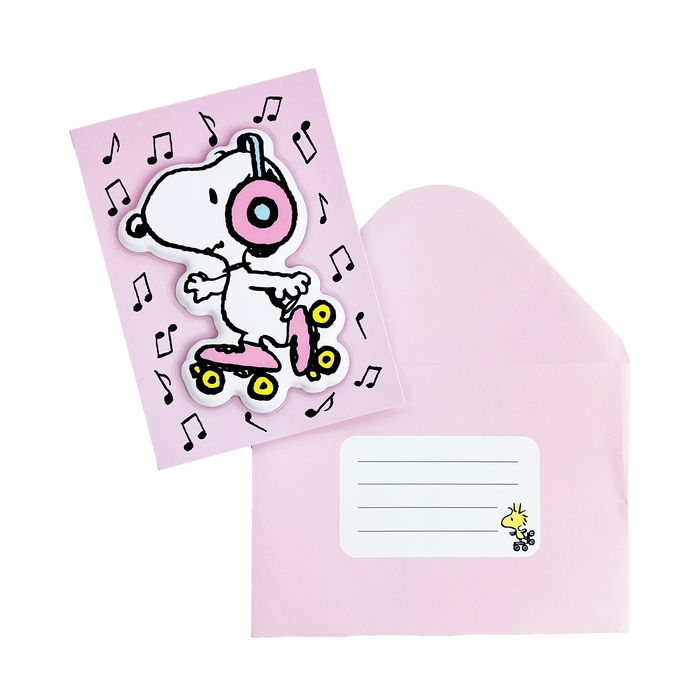 Skatin' Snoopy BP Greeting Card