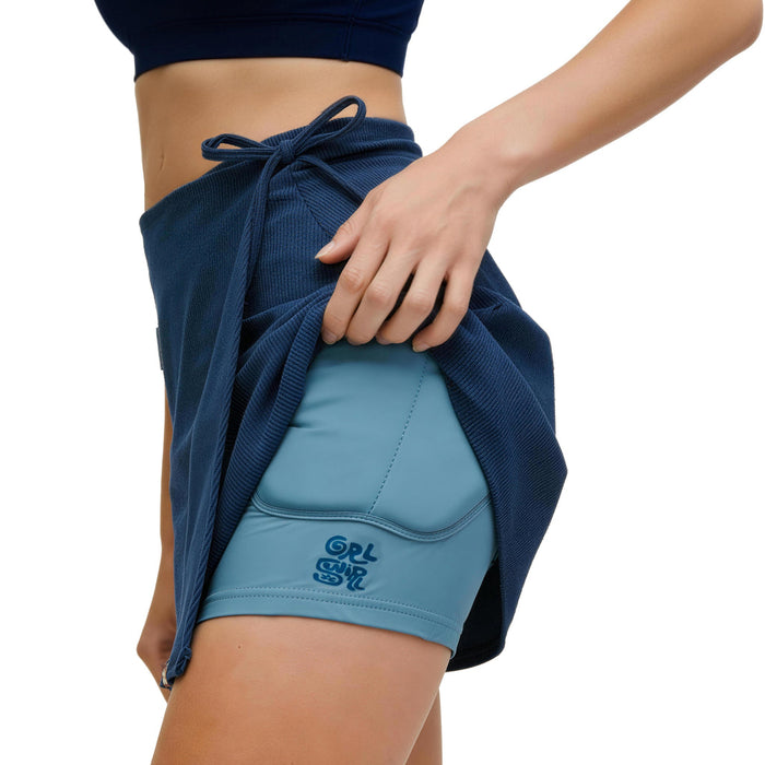 SKORTSAVER - GRLSWIRL - Retro Blue-Gray